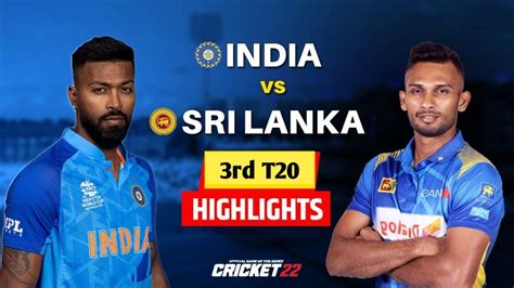 ind vs sl 3rd t20 2023|SL:160/10 (20.0) .